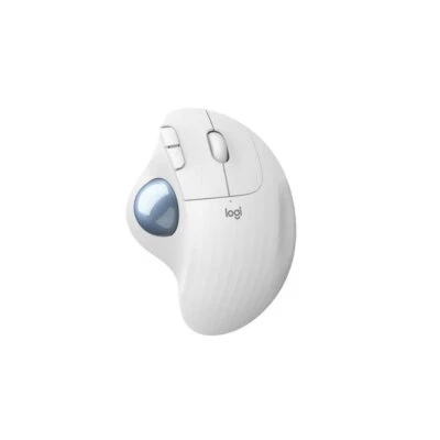 Logitech ERGO M575 White wireless 1000 DPI Gaming Mouse - Image 1 of 4