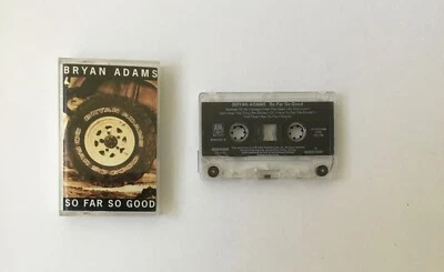 Bryan Adams So Far So Good  Cassette Tape Nov 1993 Vintage Cassette Tape - Image 1 of 2