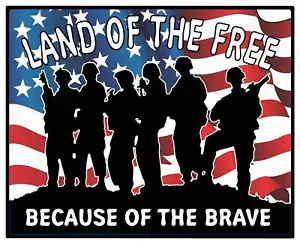 Land Of The Free Sticker - Bild 1 von 1