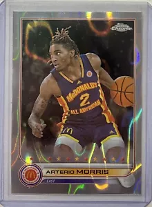 2022 Topps Chrome McDonalds Arterio Morris #19 Lava Refractor /399 - Picture 1 of 2