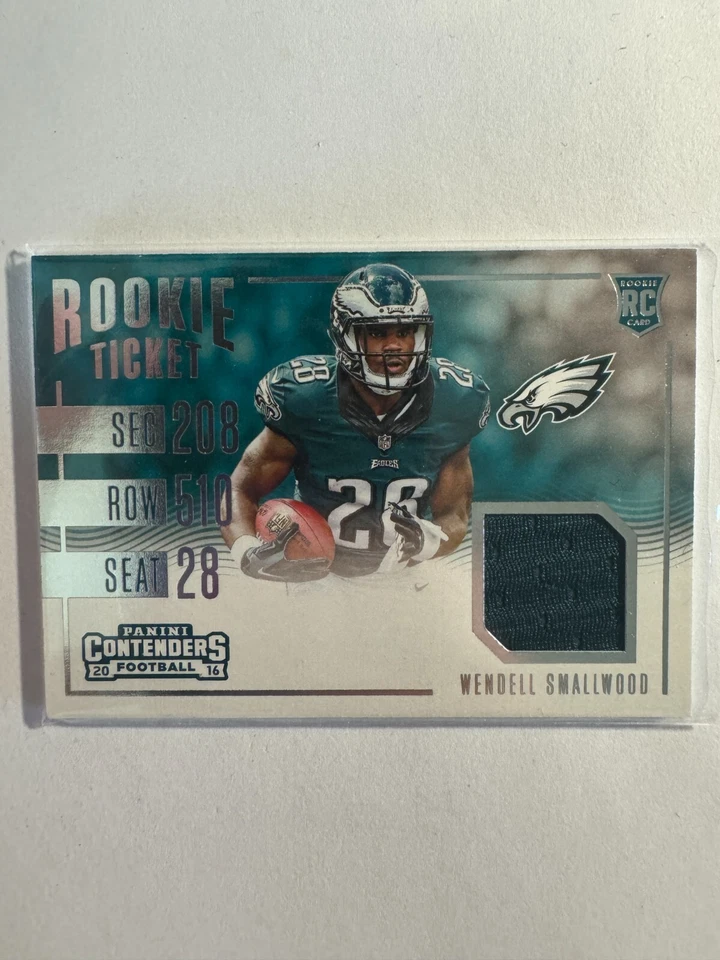 K231,928 - 2016 Panini Contenders Rookie Ticket Swatches #19 Wendell Smallwood - Image 1 of 1