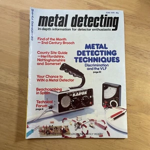 Metal Detecting Magazine June 1979, Vol 1 No 9. - Picture 1 of 3