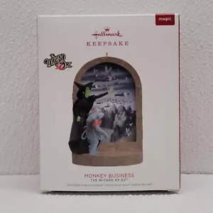 Hallmark Keepsake Monkey Business Sound Wizard Of Oz Ornament - Works! - Picture 1 of 16