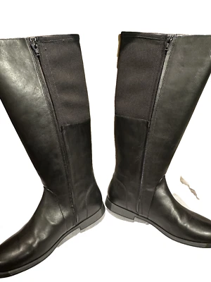 NiB Camper BOWIE Black Leather Boots US12/42 $195 & Free Shipping - image 1 of 4