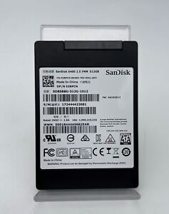 SanDisk SSD X400 2.5" 512GB SD8SB8U-512G-1012 SATA 02RPCN 7mm 60 DAYS WARRANTY