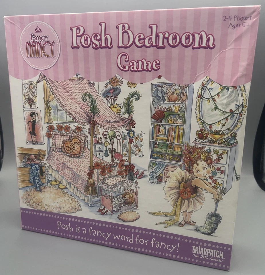 Fancy Nancy POSH BEDROOM Board Game Briarpatch 2007 complete 5+ - Image 1 of 2