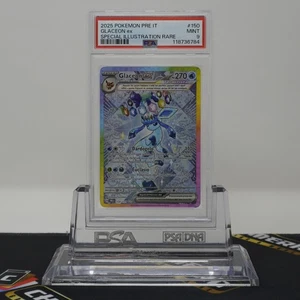 PSA 9 MINT Glaceon ex SIR #150/131 Evoluzioni Prismatiche Italiano Pokemon Cards - Picture 1 of 2