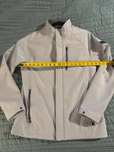 tumi mens performance jacket small light gray fits like medium  - Picture 1 of 11