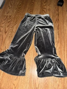 Matilda Jane Gray Velour Flair Pant Size 4 Girls - Picture 1 of 3