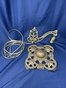 Antik Vintage Art Deco Jugendstil Gusseisen Brücke Stehlampe Armfuß Körperteile - Bild 1 von 17