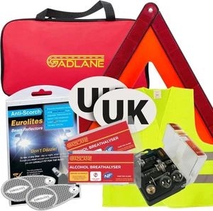 Gadlane European Driving Kit Frankreich - 8-teiliges Europa Auto Reiseset - NF zugelassen  - Bild 1 von 5