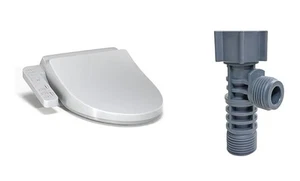 TOTO WASHLET A2 elektronischer Bidet WC-Sitz SW3004#01 länglich, baumwollweiß - Bild 1 von 3