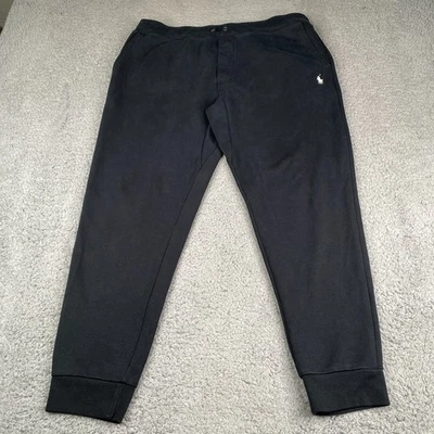 Pantalones deportivos Polo Ralph Lauren Performance para hombre XL negros elásticos cónicos Foto 1 de 4