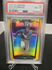 1999 Upper Deck Encore GOLD F/X Alex Rodriguez - PSA 8 - /125 - Picture 1 of 2