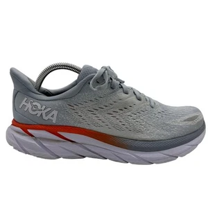 Hoka Clifton 8 Damenschuhe 10D blau orange sportlich Training Laufen Turnschuhe - Bild 1 von 9