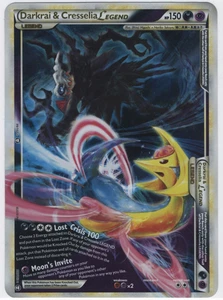 Used Pokemon Jumbo Darkrai & Cresselia Legend Oversized 100/102 99/102 - Picture 1 of 1