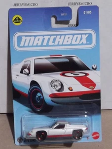MATCHBOX BLUE CARD 1972 LOTUS EUROPA IN WHITE #01/05 - Picture 1 of 1