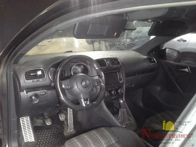 2010 Volkswagen Golf GTI Sunvisor RH Passenger Right Black - Изображение 1 из 4