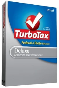 Intuit Turbotax Deluxe Federal - GOOD - Picture 1 of 1