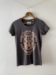 Impressarum Haweswater Eagle Graphic Print T-Shirt Grey Size S Small Organic (23 - Picture 1 of 13