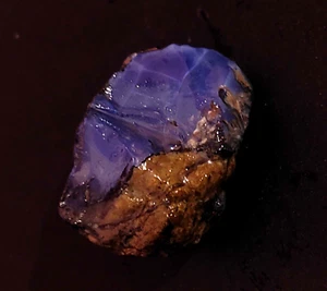 Natural 20 Ct Ethiopian A+ BLACK Opal Welo Rough Multi-Fire Certified GEMSTONE - Picture 1 of 8