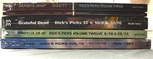 Grateful Dead Dick's Picks Vinyl Lot - Vol 2 3 12 19 33 27-LP Bundle NEW SEALED - Picture 1 of 8