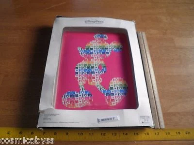 Disneyland D-Tech Ipad clip case hard plastic in box Mickey Mouse rainbow - Image 1 of 4