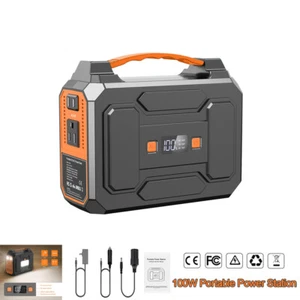 Portable Power Station 146Wh 100W AC USB Battery Charger Camping Solar Generator - Picture 1 of 13