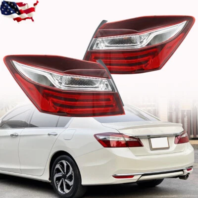 2x Luces traseras de parada luces traseras conductor pasajero para Honda Accord 2016-2017 Foto 1 de 4