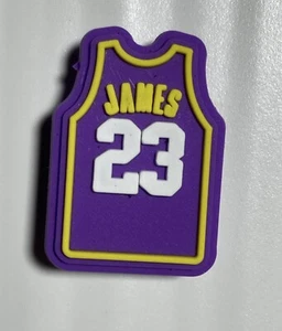 NBA King Lebron James Basketball For Crocs Shoe Charms Jibbitz - 1 Piece - Picture 1 of 1