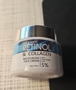 Crema facial hidratante de retinol y colágeno de día y de noche con ácido hialurónico 1,85 oz - Imagen 1 de 15