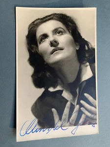 CHRISTEL GOLTZ (†2008) Oper signed Autogrammkarte 9x14 Autogramm - Picture 1 of 2