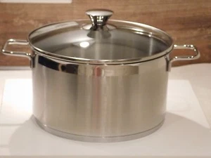 Silit Pisa Topf Edelstahl mit Glas-Deckel Kochtopf 24 cm Induktion 5,7 Liter - Bild 1 von 1