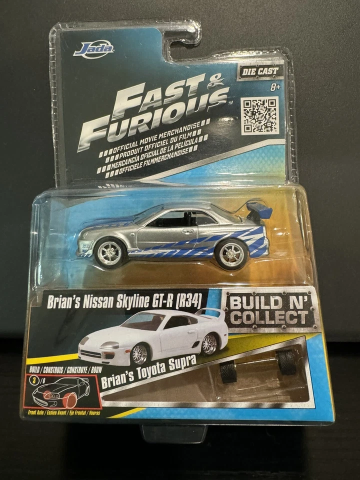 JADA FAST & FURIOUS BUILD N' COLLECT BRIAN'S NISSAN SKYLINE GT-R (R34) Foto 1 de 4