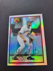 Gary Sheffield 202 Bowman Chrome Reprint #142 REFRACTOR Brewers HOT - Picture 1 of 5