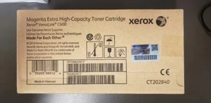 Genuine OEM Xerox 106R03917 Extra High Capacity Magenta Toner Cartridge C600 New - Afbeelding 1 van 2