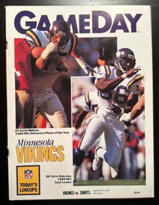 Minnesota Vikings 9/16/1990 NFL program vs New Orleans Saints - Picture 1 of 1