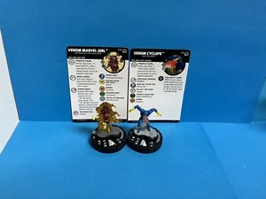 Heroclix VENOM MARVEL GIRL #046 Avengers Fantastic Four Empyre Rare w/ Venom Cyc - Picture 1 of 2