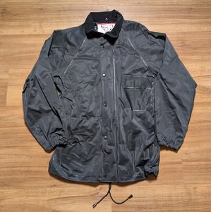 First Gear Premium Riding  Rain Jacket Size Small Full Zip PVC Motorcycle - Picture 1 of 9