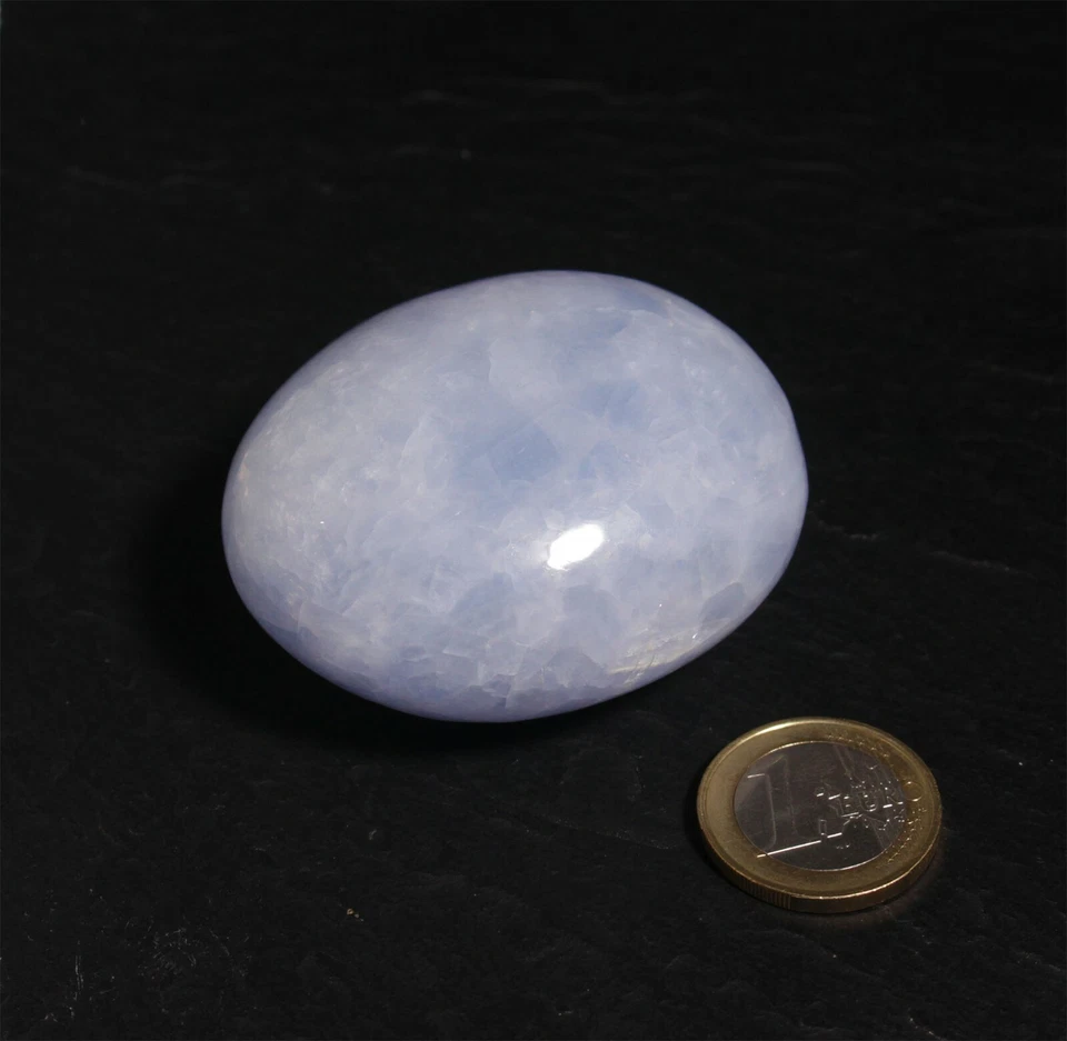 Seifenstein Seifensteine Trommelstein flach L Handschmeichler Steinschatz - Bild 1 von 1