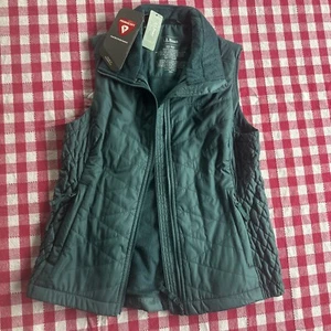 L.L. Bean Women's Teal Zip Fleece Vest - Size Petite XS Primaloft - Picture 1 of 10