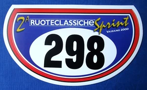 MAXI PVC KENNZEICHEN "2^ KLASSISCHE SPRINTRÄDER - VAIRANO 2000" - Konkurrent - 2000 - Bild 1 von 1