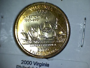 (2) Coins 2000P & D Virginia Quarters - Picture 1 of 4
