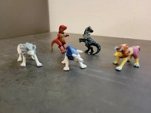 Monster Rancher Lot Of 5 -  Grey Wolf T.C.D.T Figures - Picture 1 of 5