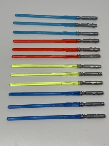 Lot of 12 Compatible Replacement Lightsabers for 3.75" Scale Star Wars Figures Cover