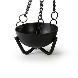 Quemador - Caldero negro colgante pequeño - Imagen 1 de 5