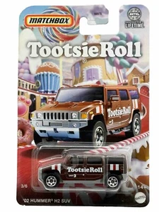 Matchbox 2024 MBX Candy Series 3/6 Brown '02 Hummer H2 SUV Delivery Tootsie Roll - Picture 1 of 6
