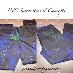 NEW INC International Concepts Multicolor Stretch Skinny Jeans Size 16 $79.50 - Picture 1 of 9