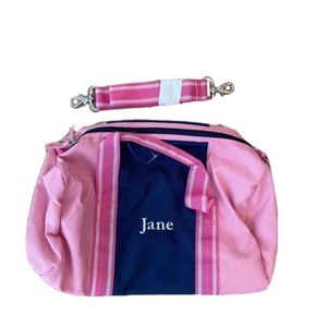 Pottery Barn Kids Small Duffle gym Bag Monogram JANE - Picture 1 of 2