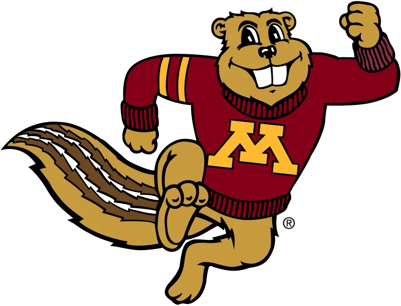 Minnesota Golden Gophers Vinyl Die Cut Sticker Decal 5 inch - Image 1 of 1